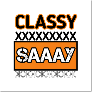 Classy sassy short word new design 2021 Posters and Art